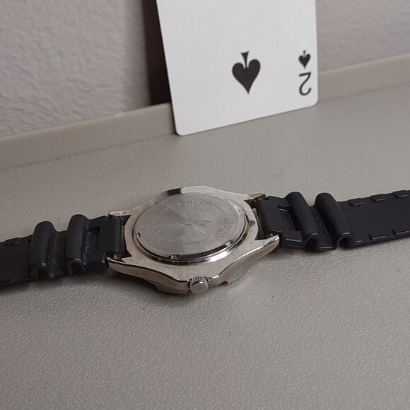 Nice Untested Blue And Black Analog Watch - Picture 9 of 11